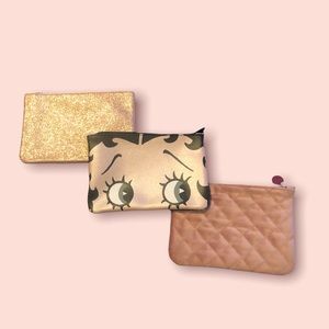 Betty Boop and complimenting Ipsy Bags (set of 3)